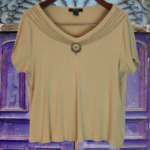 STYLE & CO Plus Size Blouse 3X Casual Knit Blouse